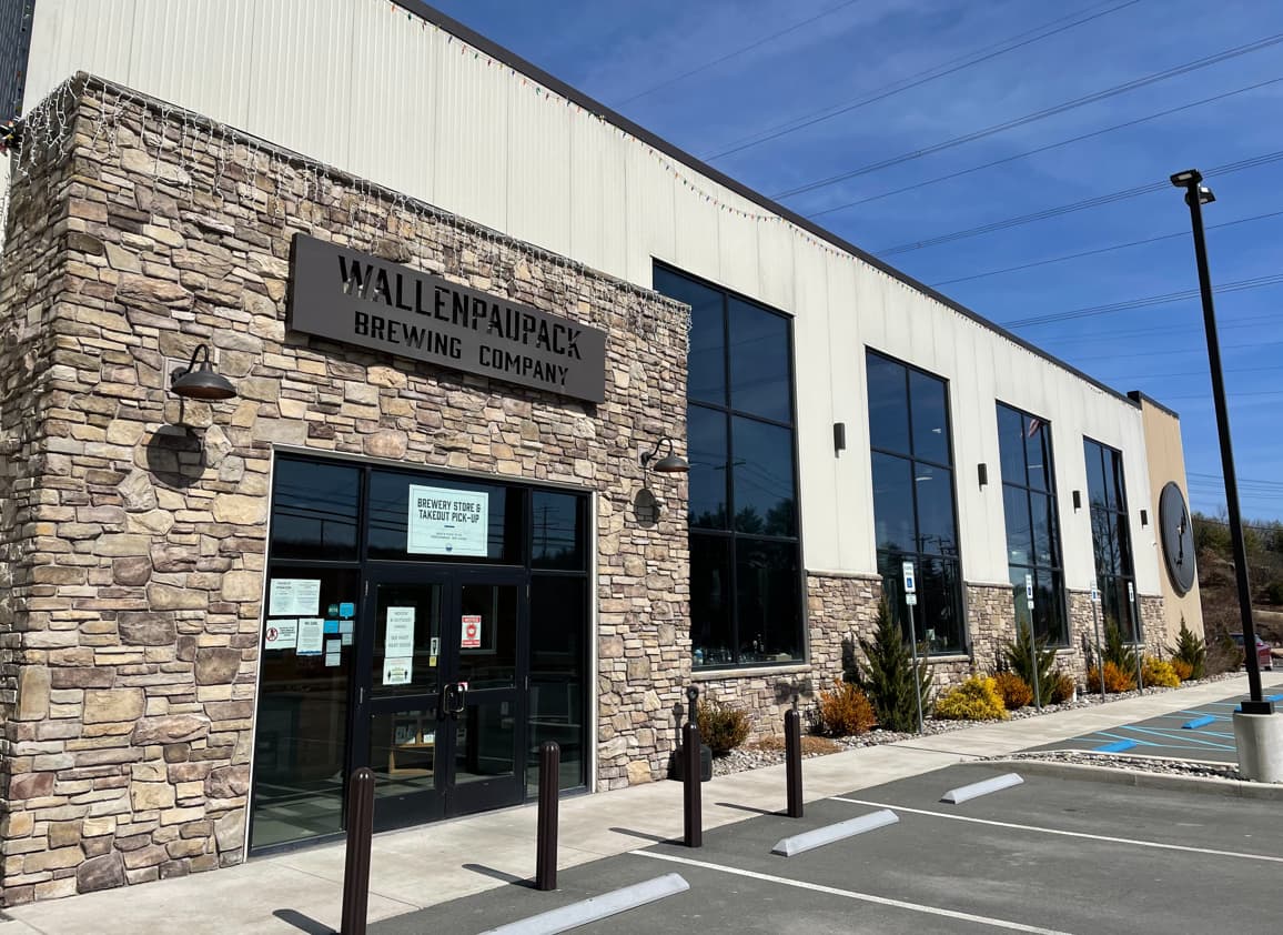 Walllenpaupack brewing company is a 5 minute drive