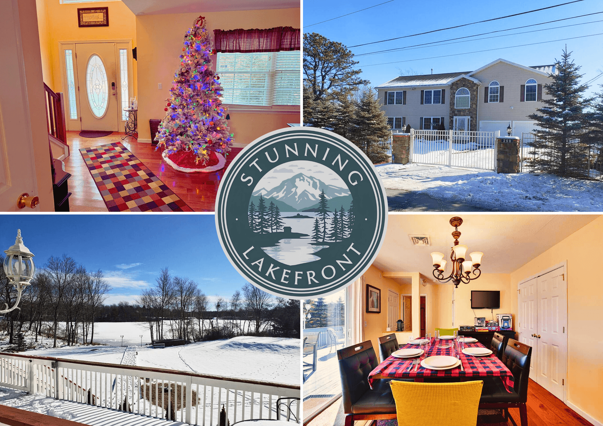 Stunning Lakefront, 1 King, 3 Queens, 3 Double