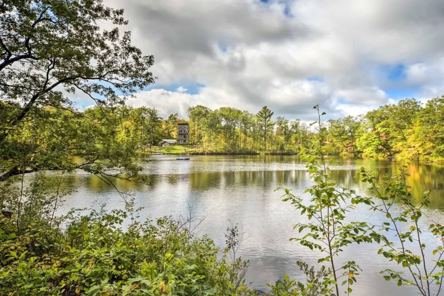 View from across Big Tower Lake