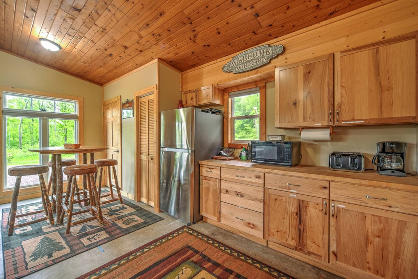 Kitchen in cabin