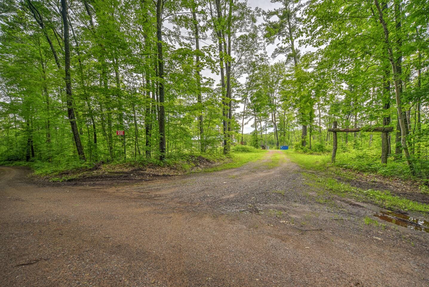 Driveway entrance