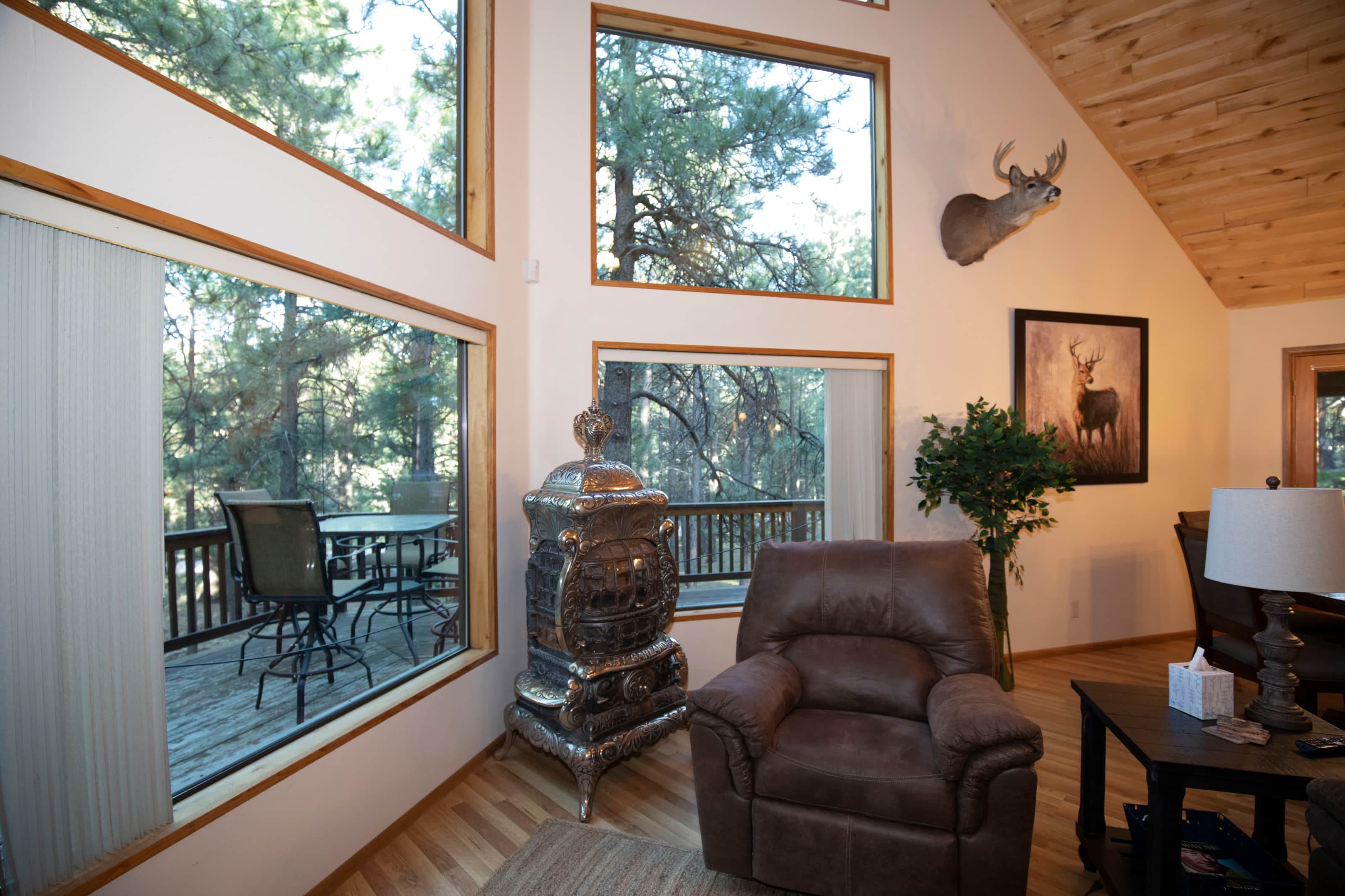 window view of balcony