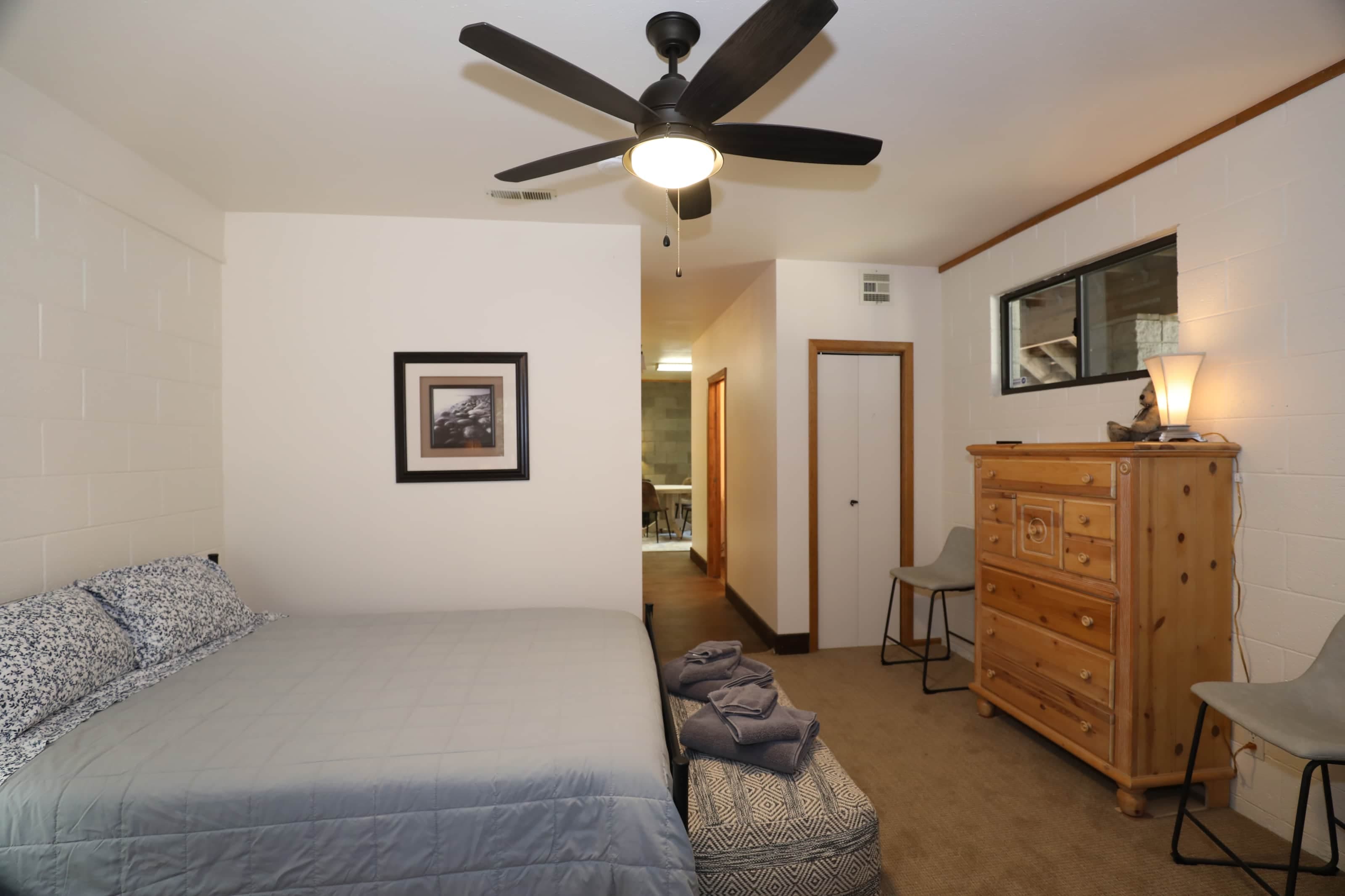 Bedroom and powder room