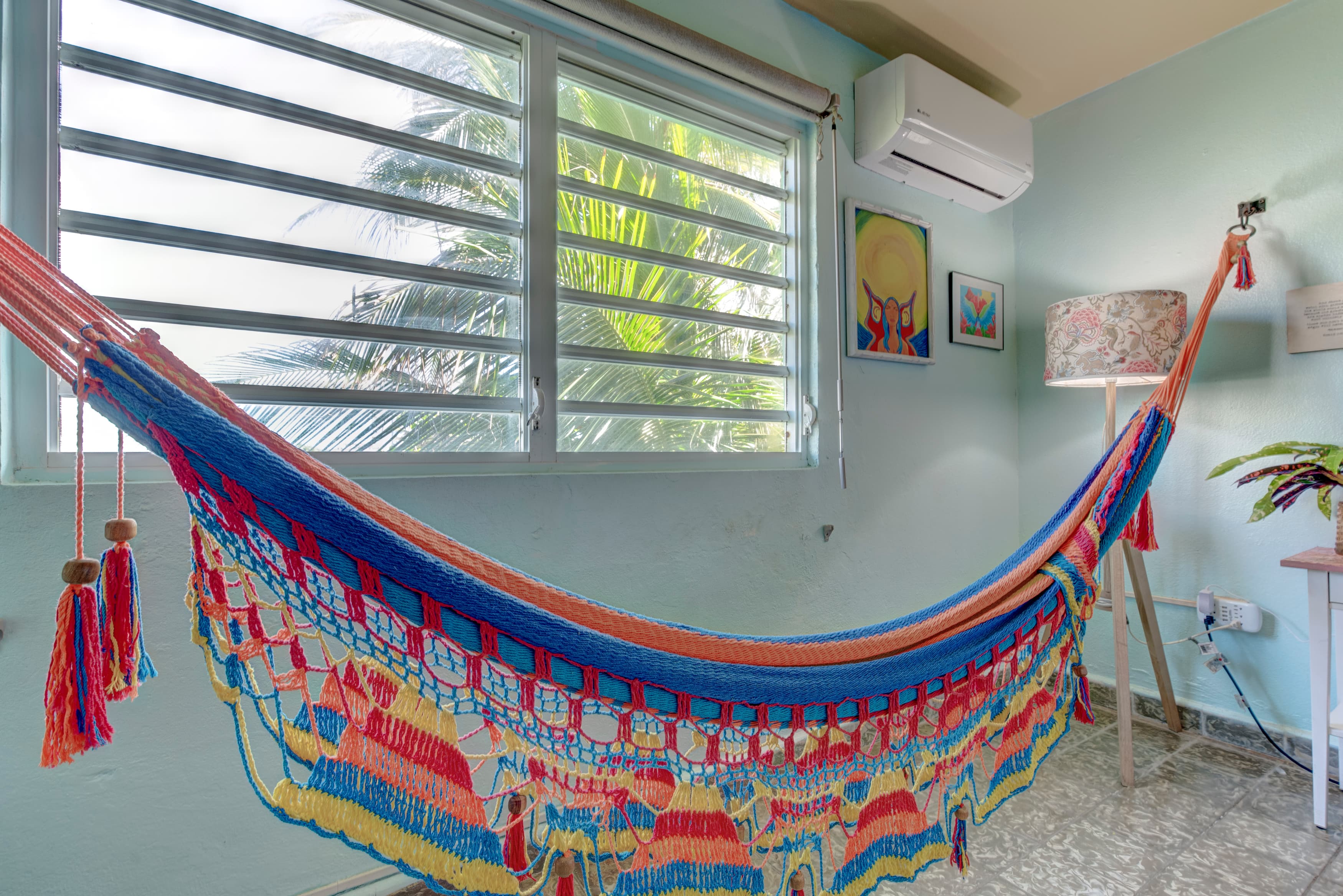 Soul Bedroom with Air Conditioner and high speed ceiling fan