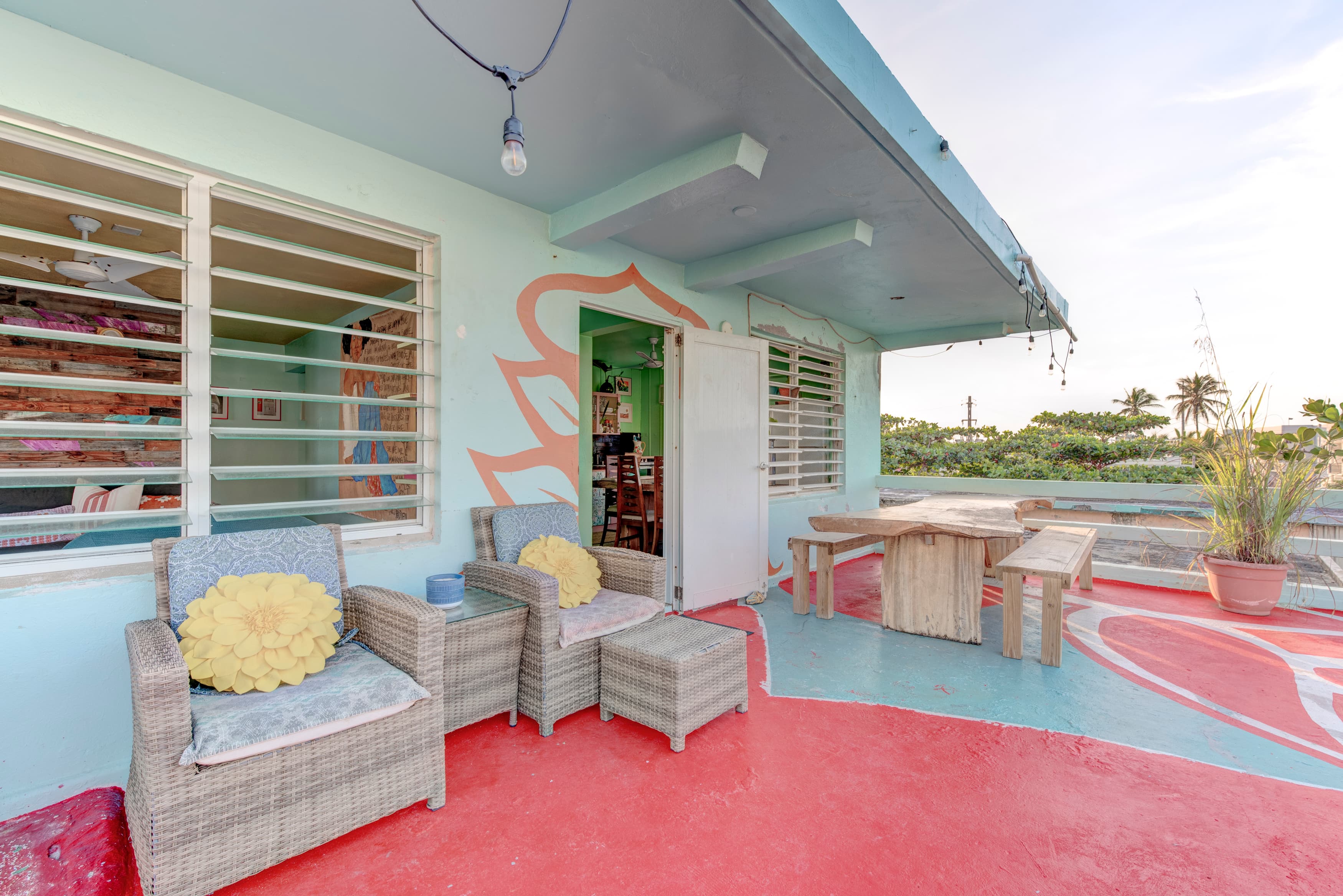 Front terrace