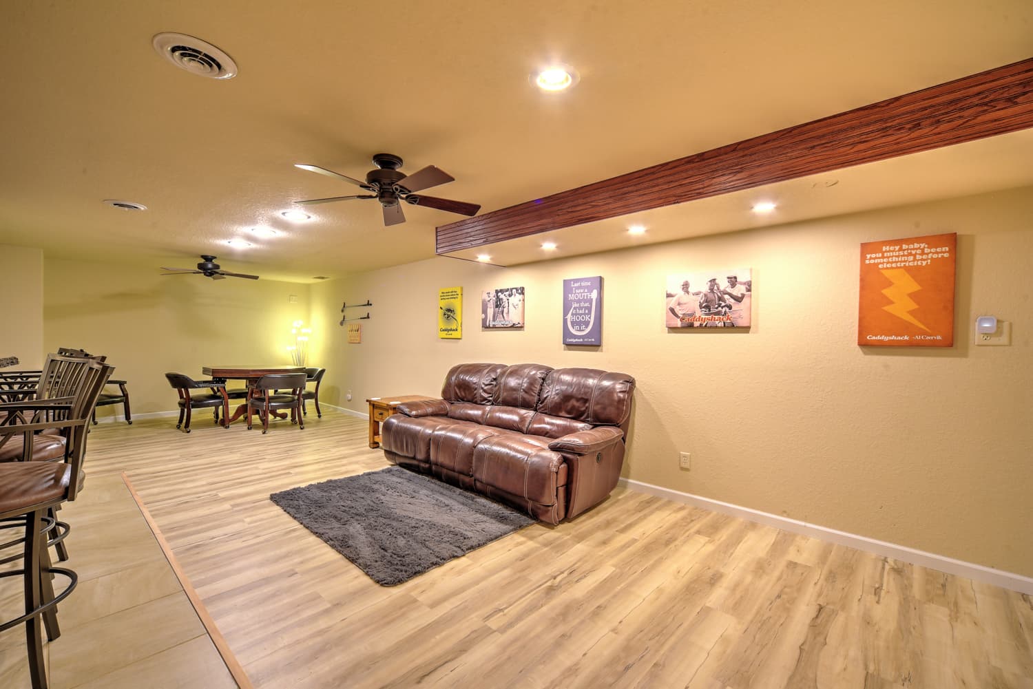 Living area lower level