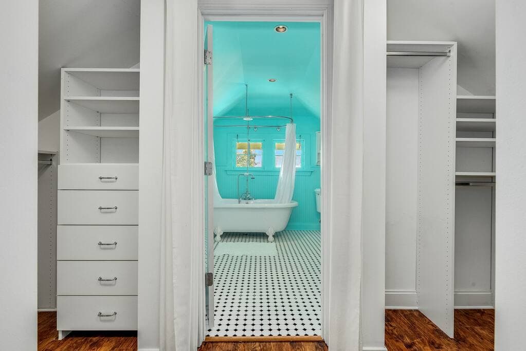 Tons of Storage Space in the Two Dove Suite Walk-In Closets