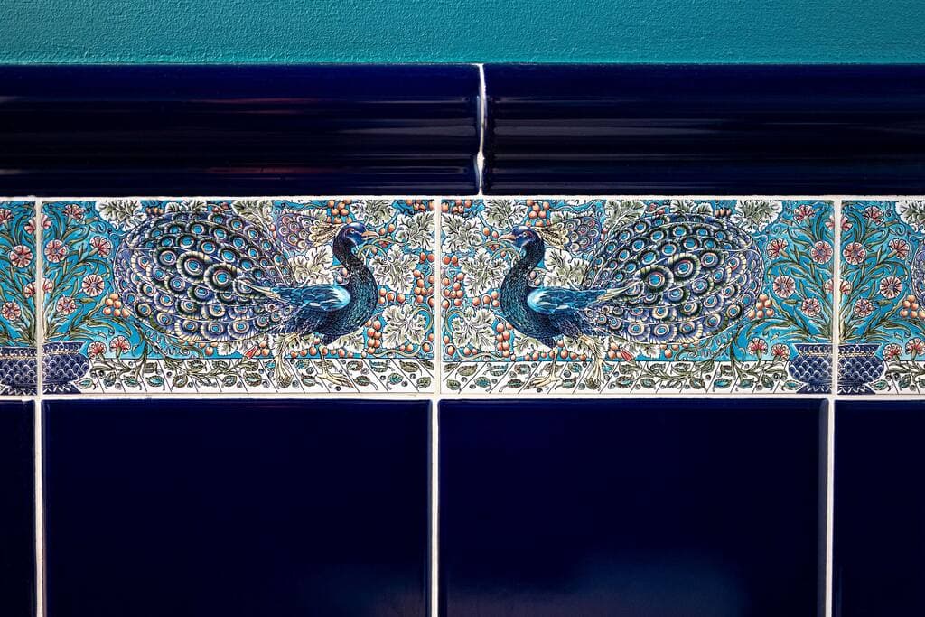 Peacock Studio Bathroom Tile