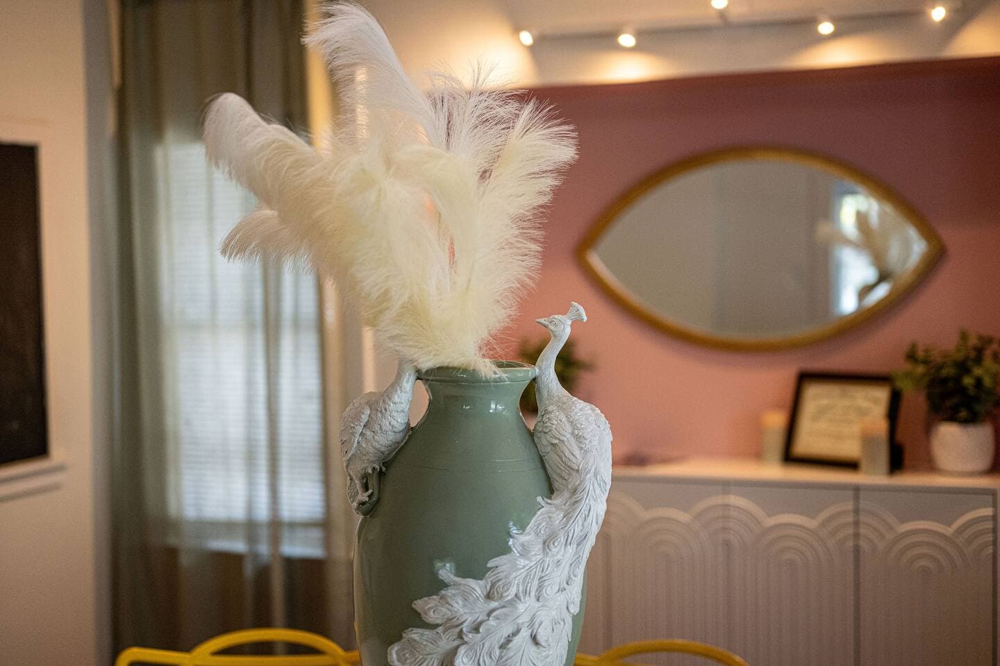 Peacock Vase