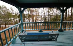 The Blue House at Greers Ferry Lake