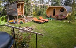 Wohnung in Niedergurig mit Grill, Sauna und Gart