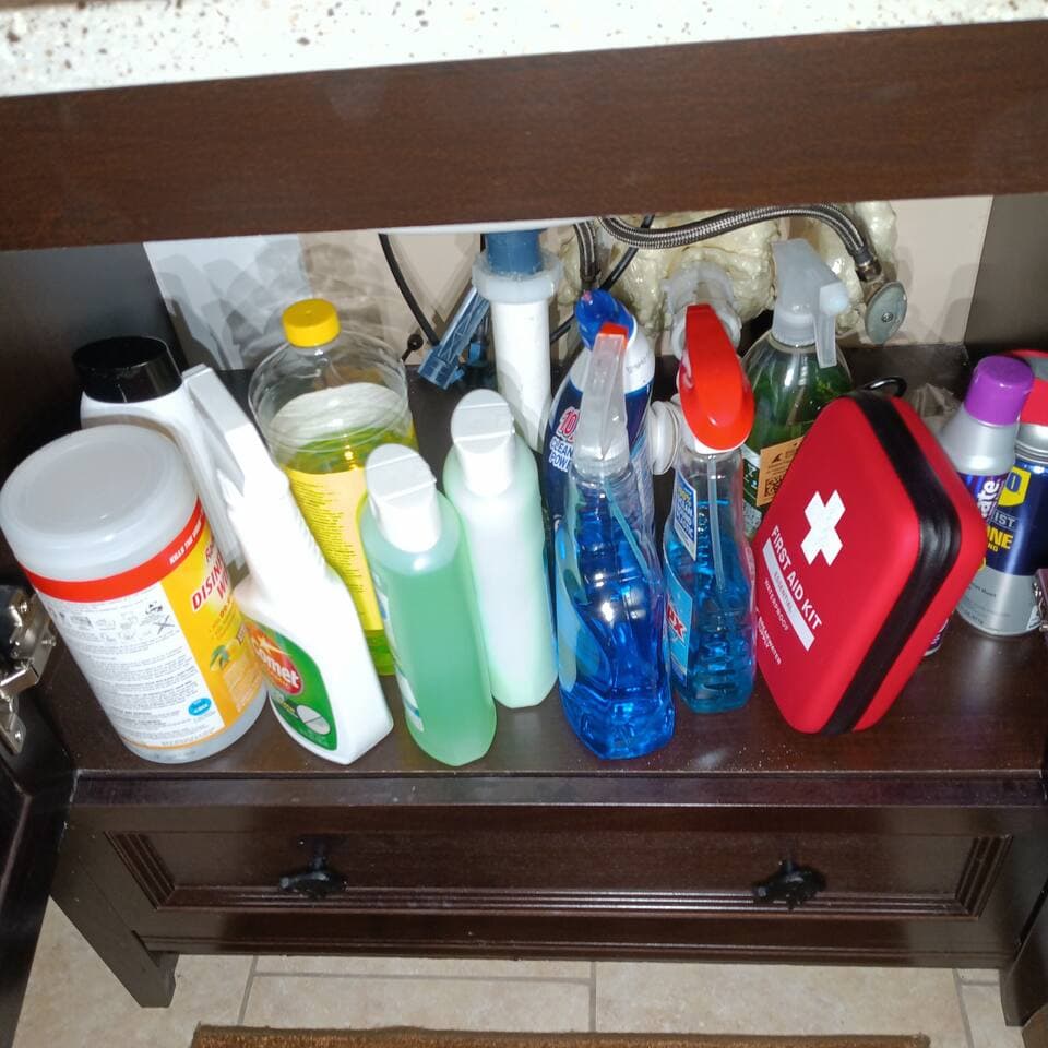 never hurts to stock up on extra cleaning supplies