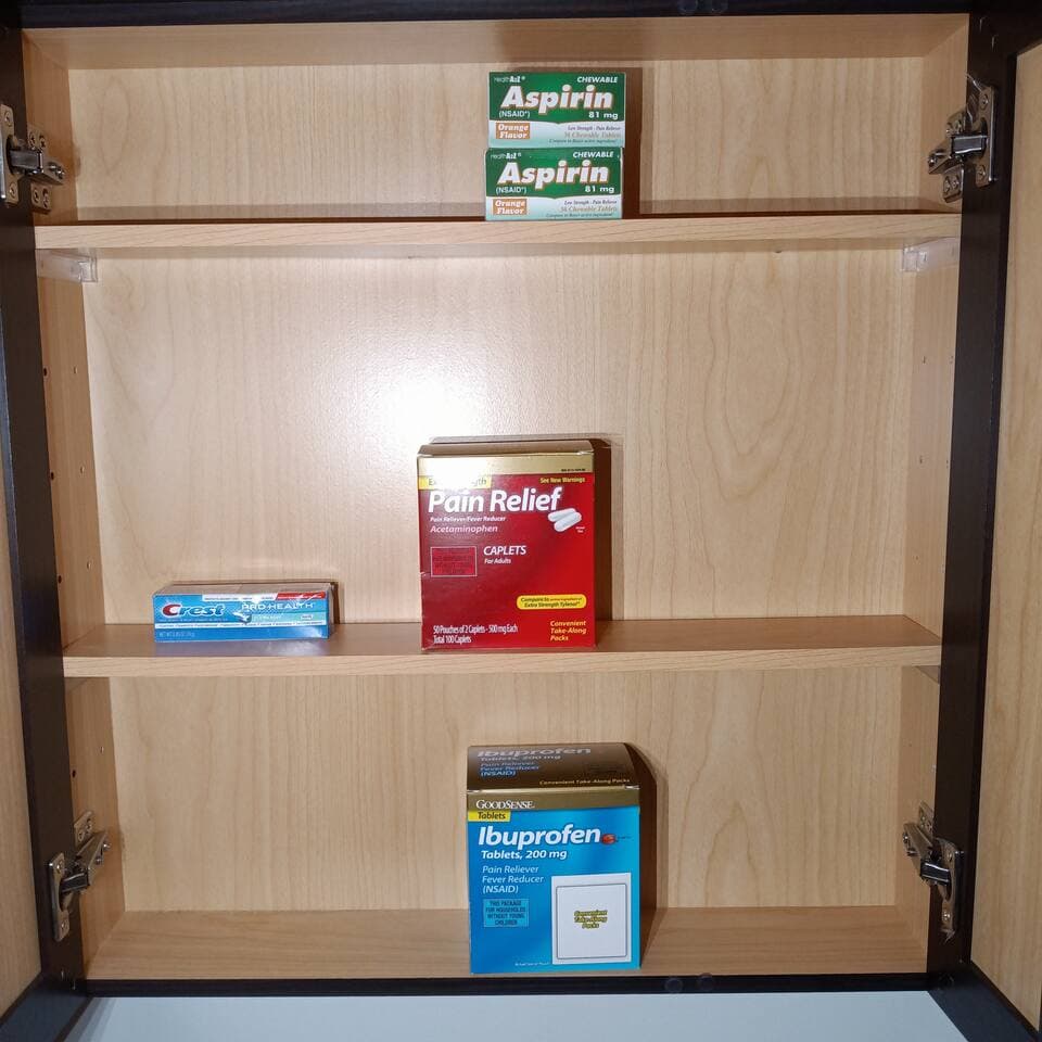 have a headache muscle ache or back pain please help yourself