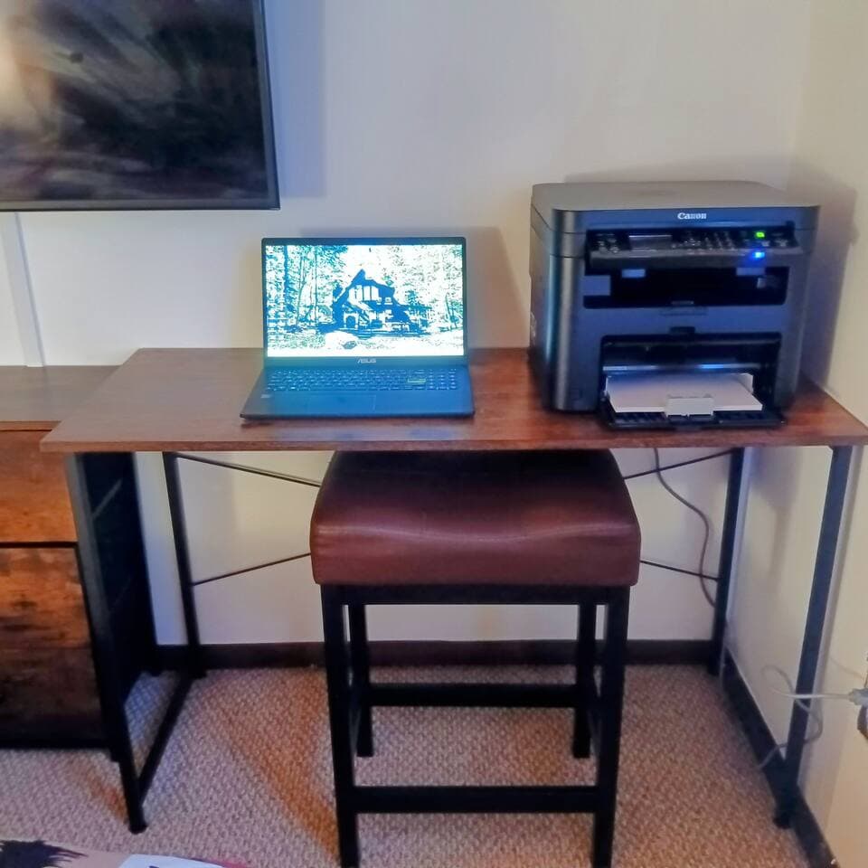 forget to take care of something before you left will help yourself to the workspace with Wi-Fi printer just bring your laptop and plug in