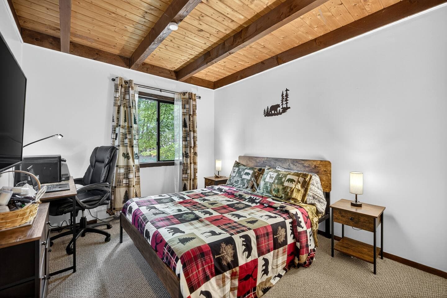 make yourself at home and enjoy one of the three bedrooms