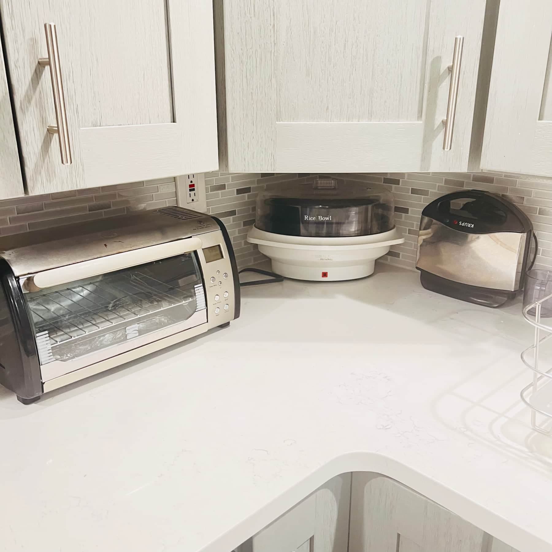 Toaster Oven, Rice/Veg Cooker, Waffle Maker