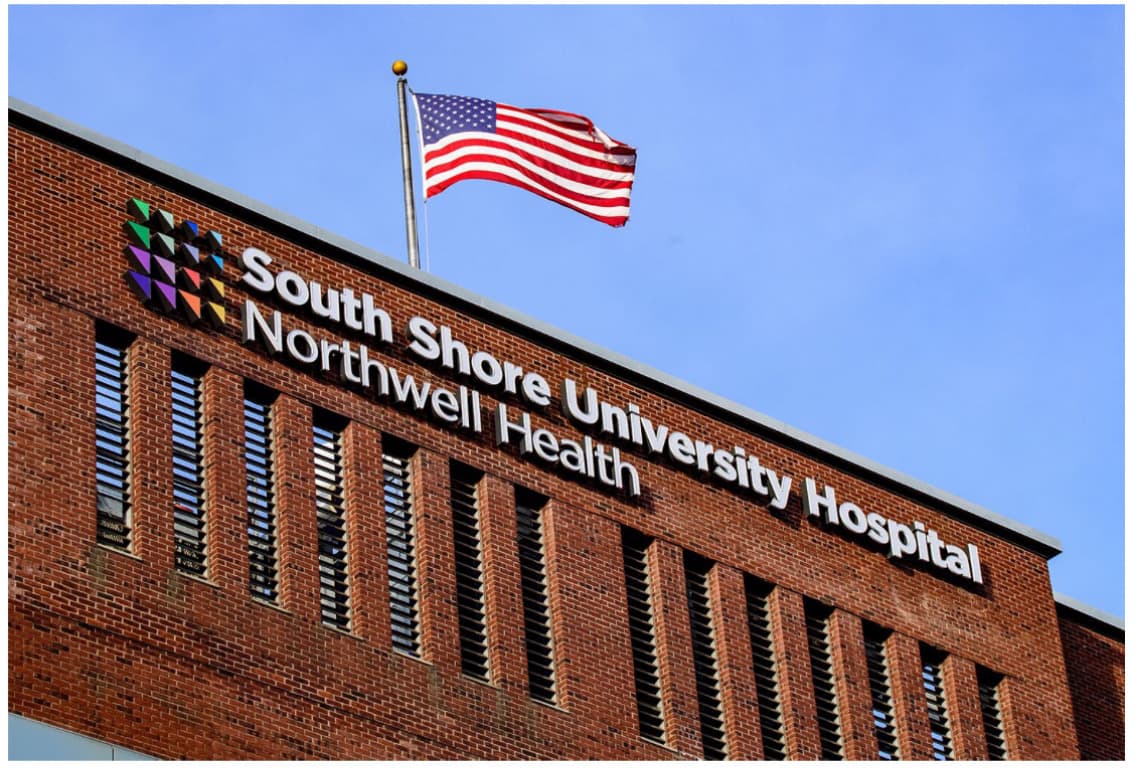  South  Shore University Hospital, 10 minutes away
