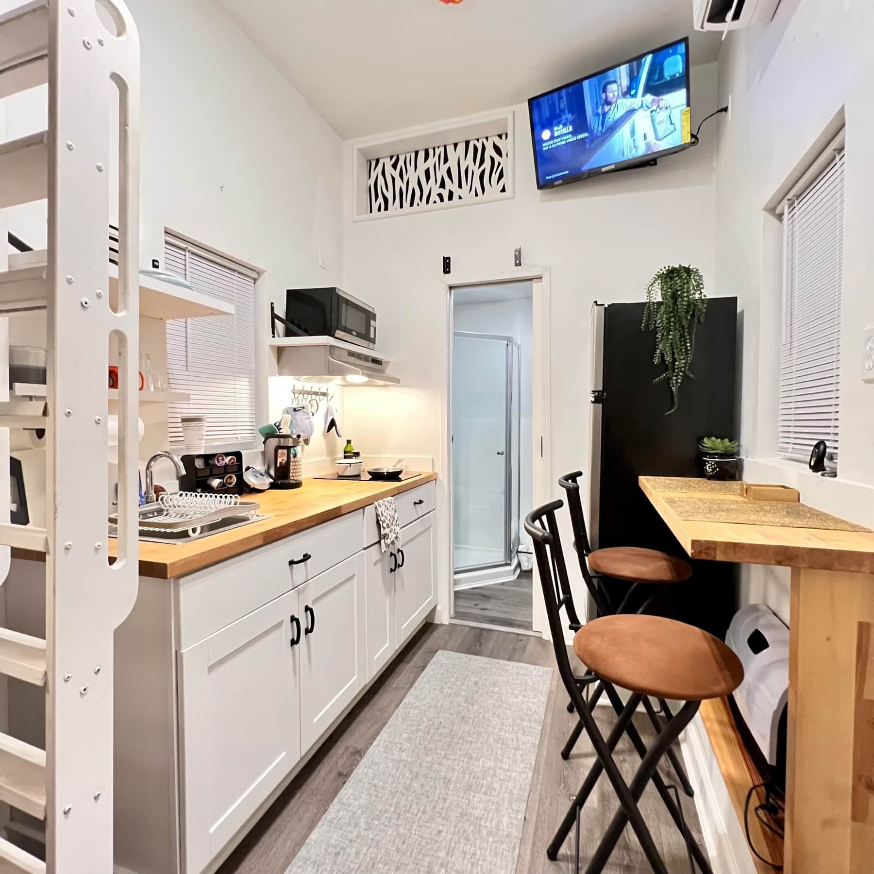 Tiny Home Private, Students, Nurses, Tech