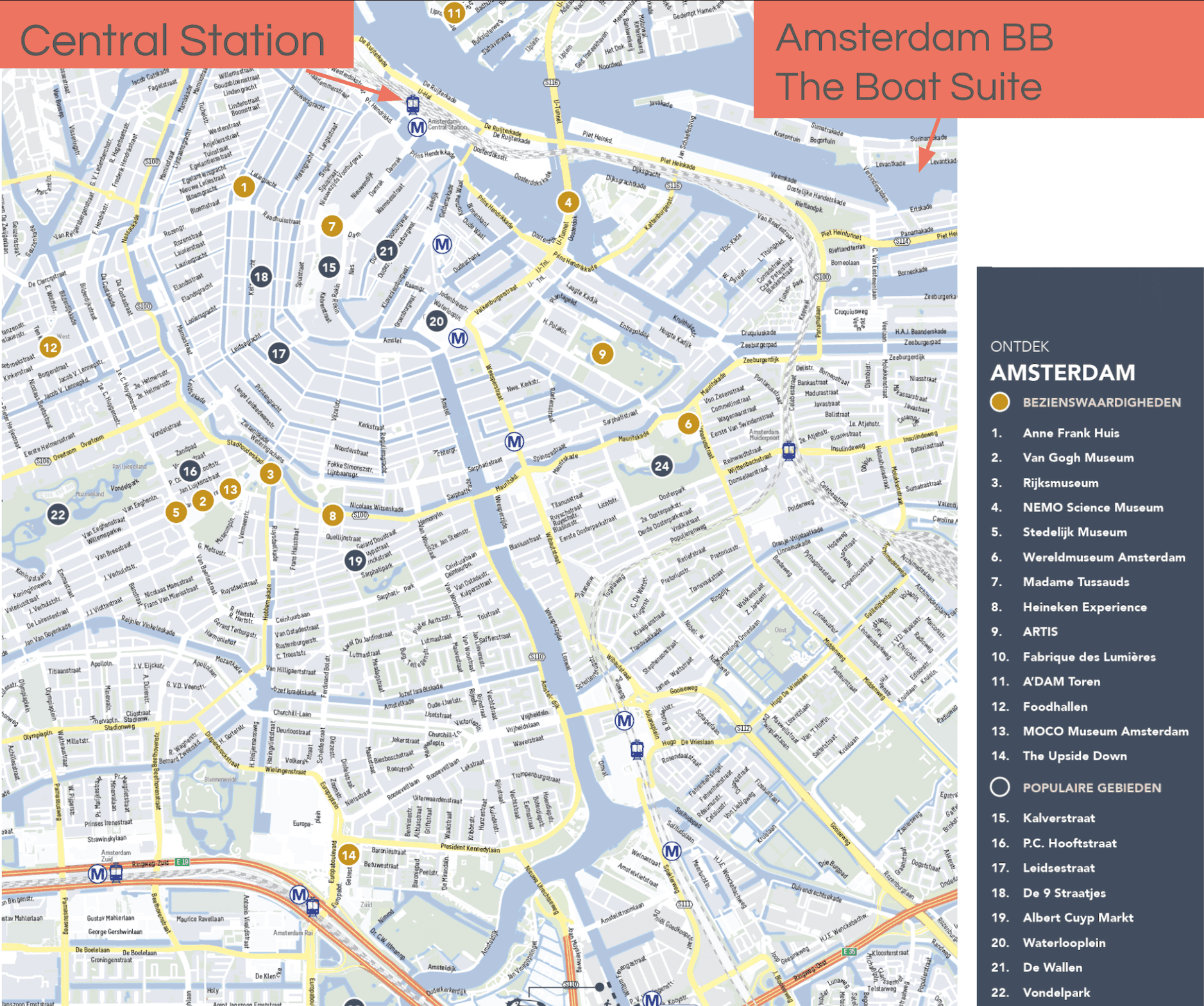 Map of Amsterdam