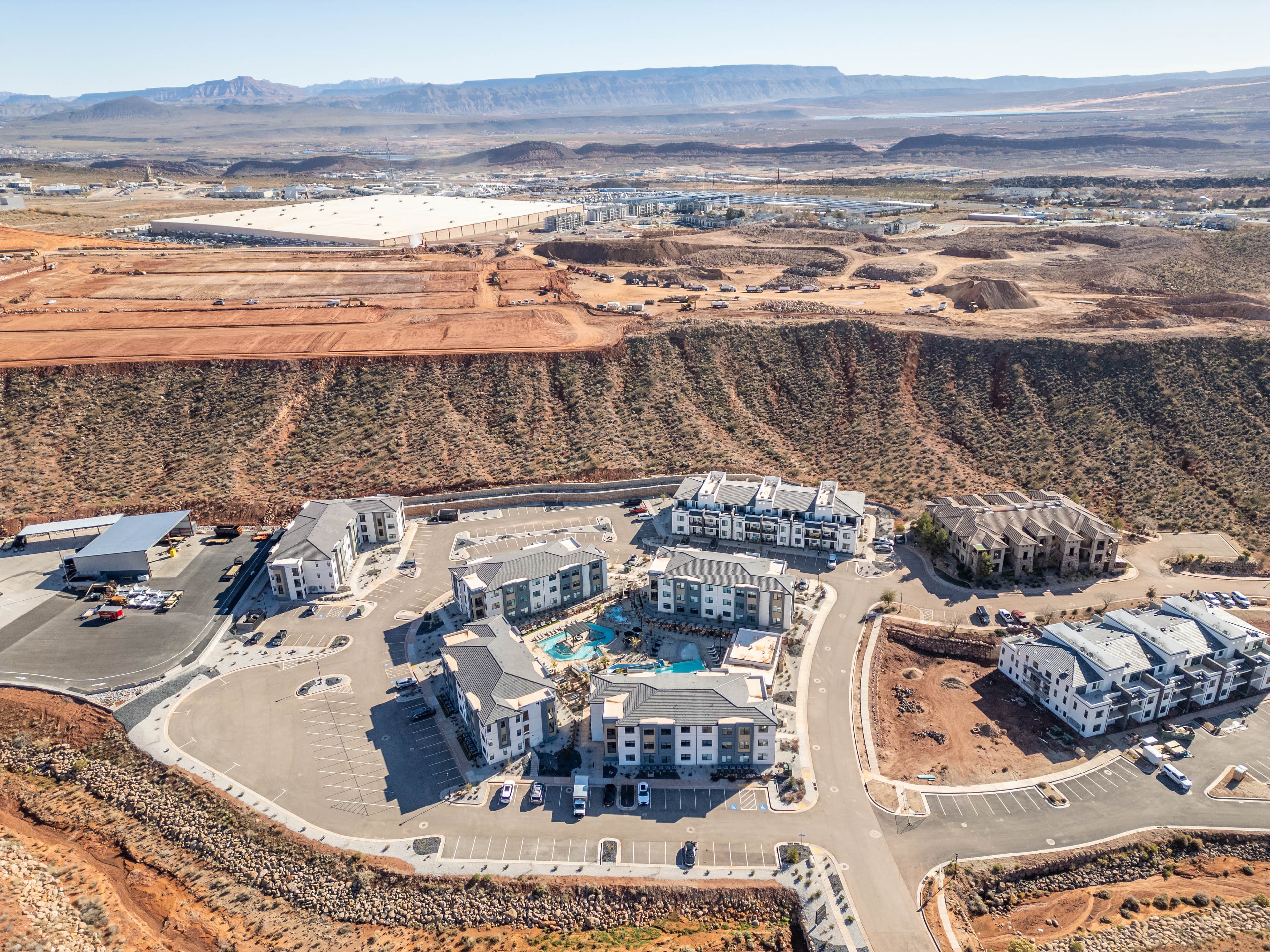 Scenic view of the development - alternate