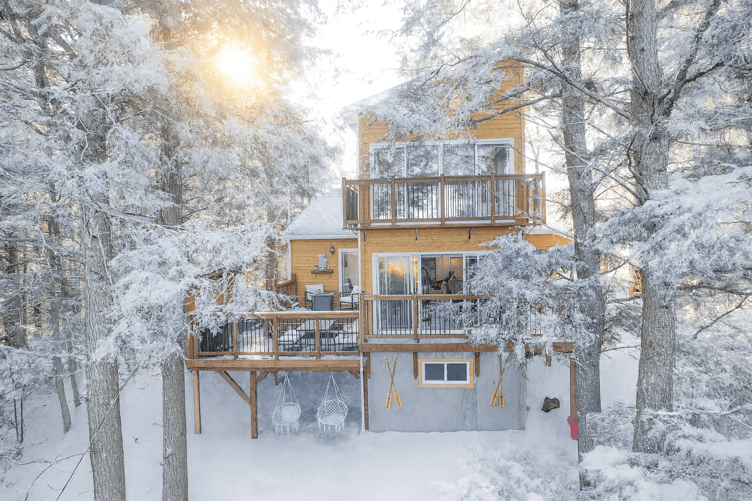 Located in the heart of nature