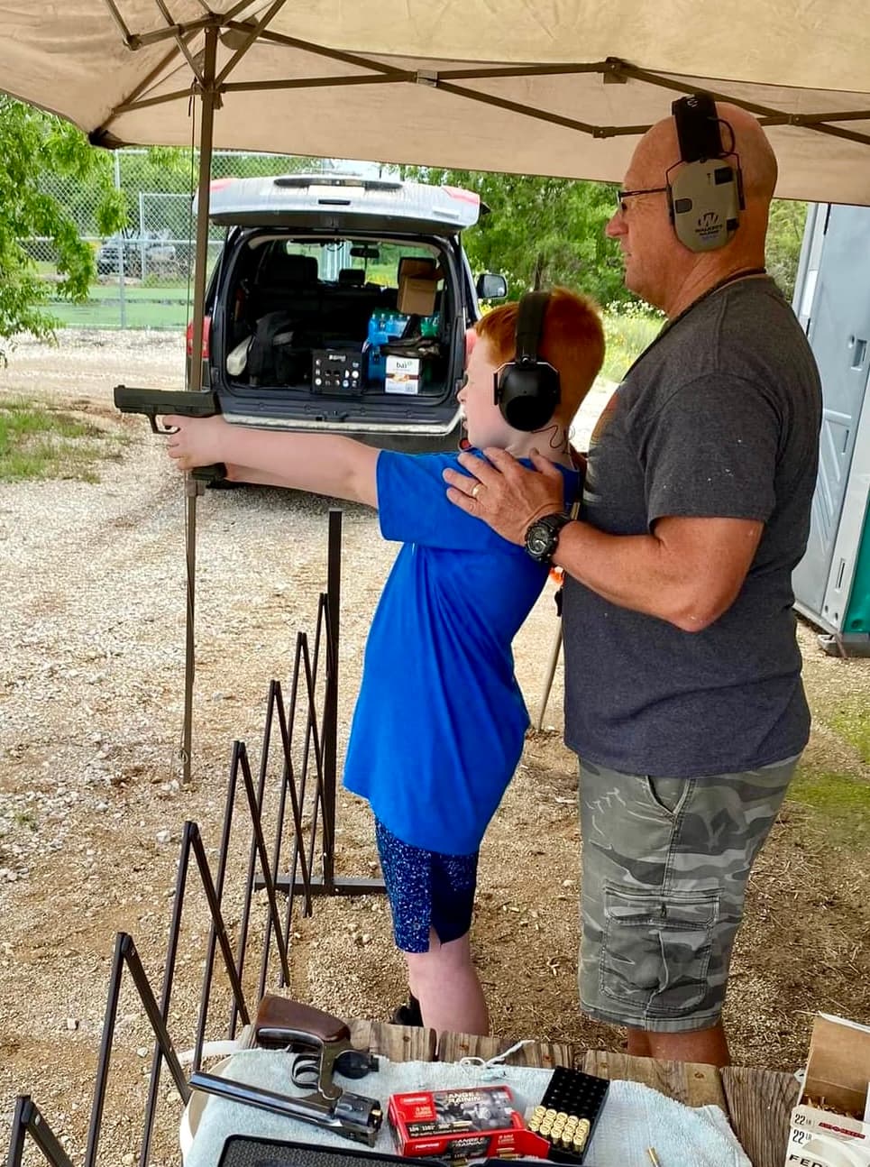 Texas Family Reunions Lake Godstone Gun Range Pistol Teen May 24