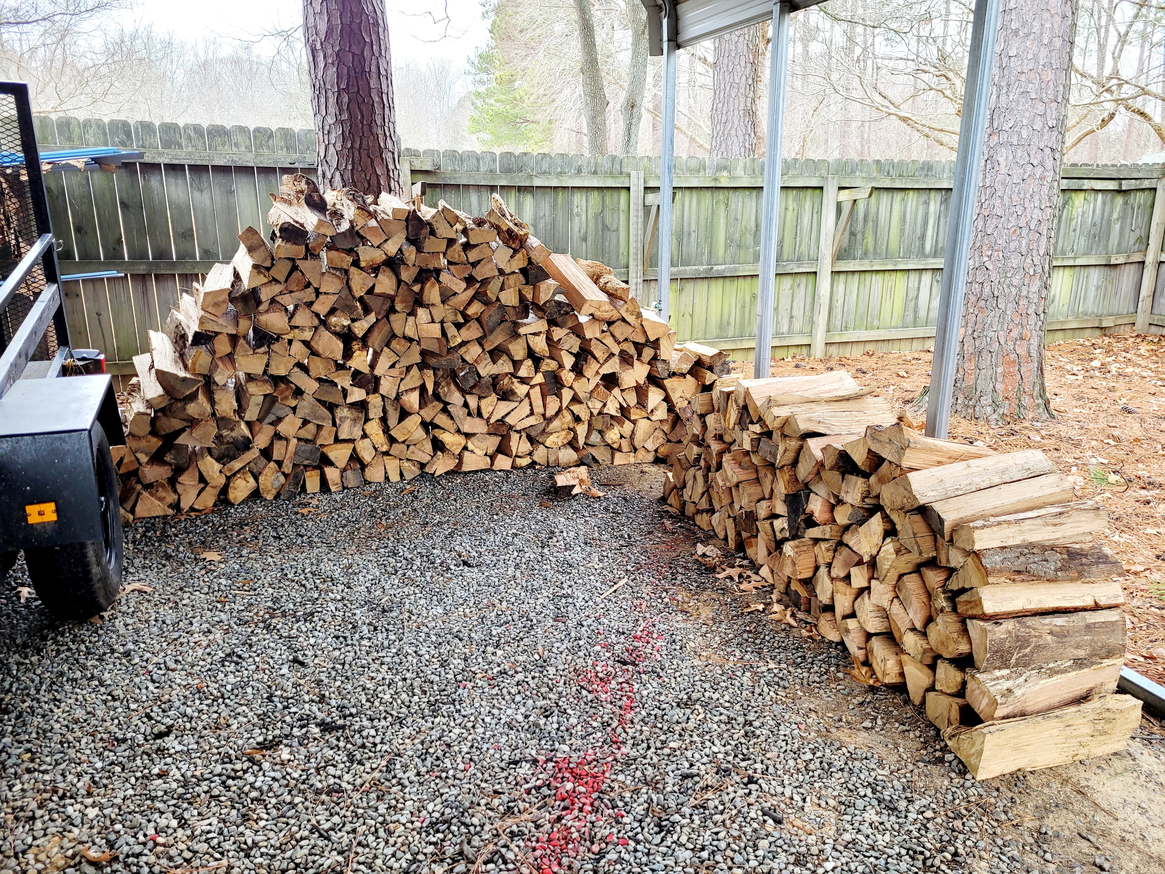 Firewood for the fire pit