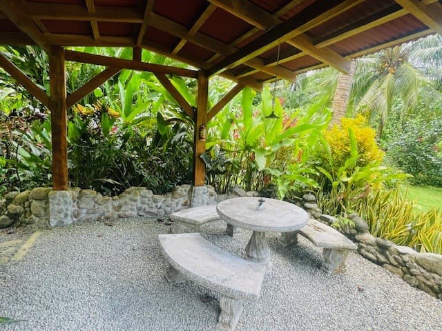 BBQ area at private villa home for rent in Costa Rica where to stay in Costa Rica vacation rentals p