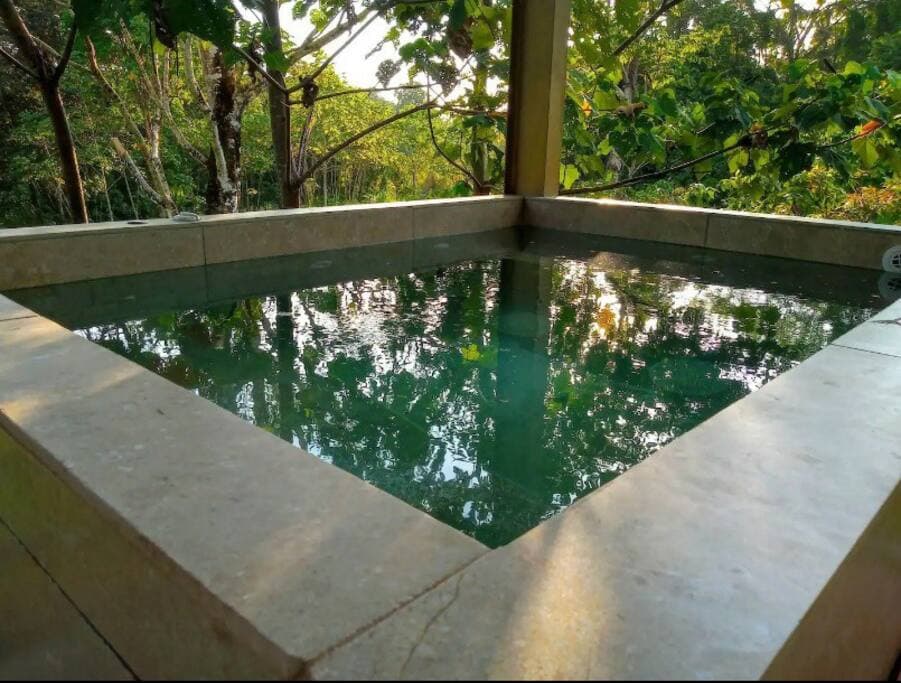 Amazing jacuzzi pool on your covered deck