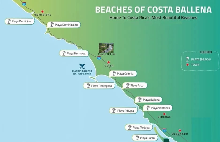 Beaches of Costa Ballena