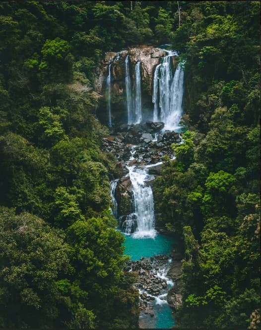 Nauyaca Waterfall and Nature Park near Casitas Del Rio Riverfront Eco Lodge places to stay in Uvita 