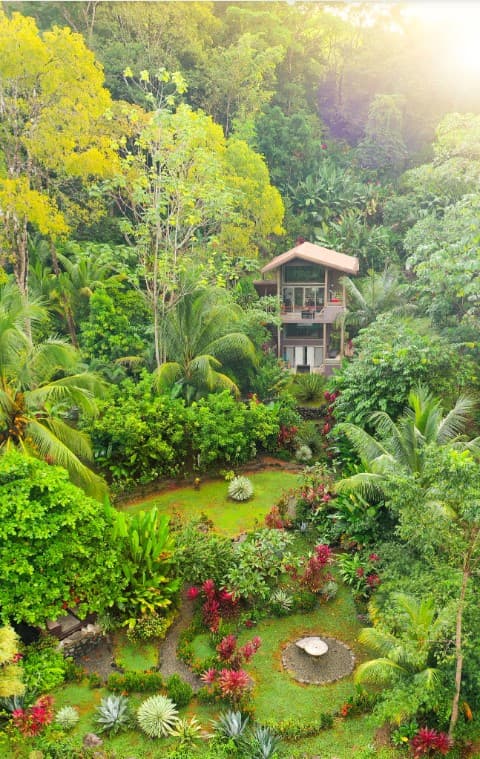 Amazing gardens at our Uvita Boutique Hotel