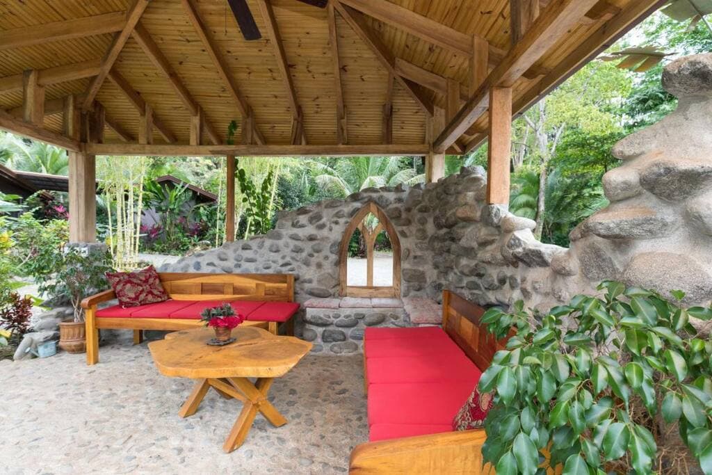 Places to stay in Uvita our nature lodge has a massive swimming pool.