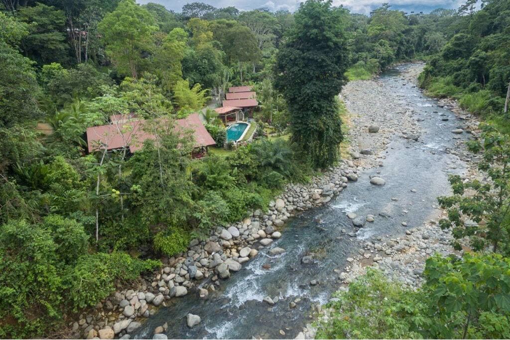 Magical place to stay next to a river in Costa Rica
