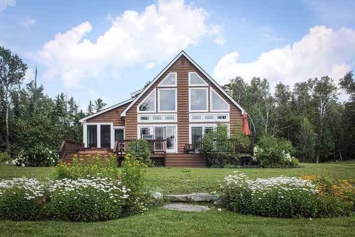 Gingerbread House at Mooselookmeguntic Lake