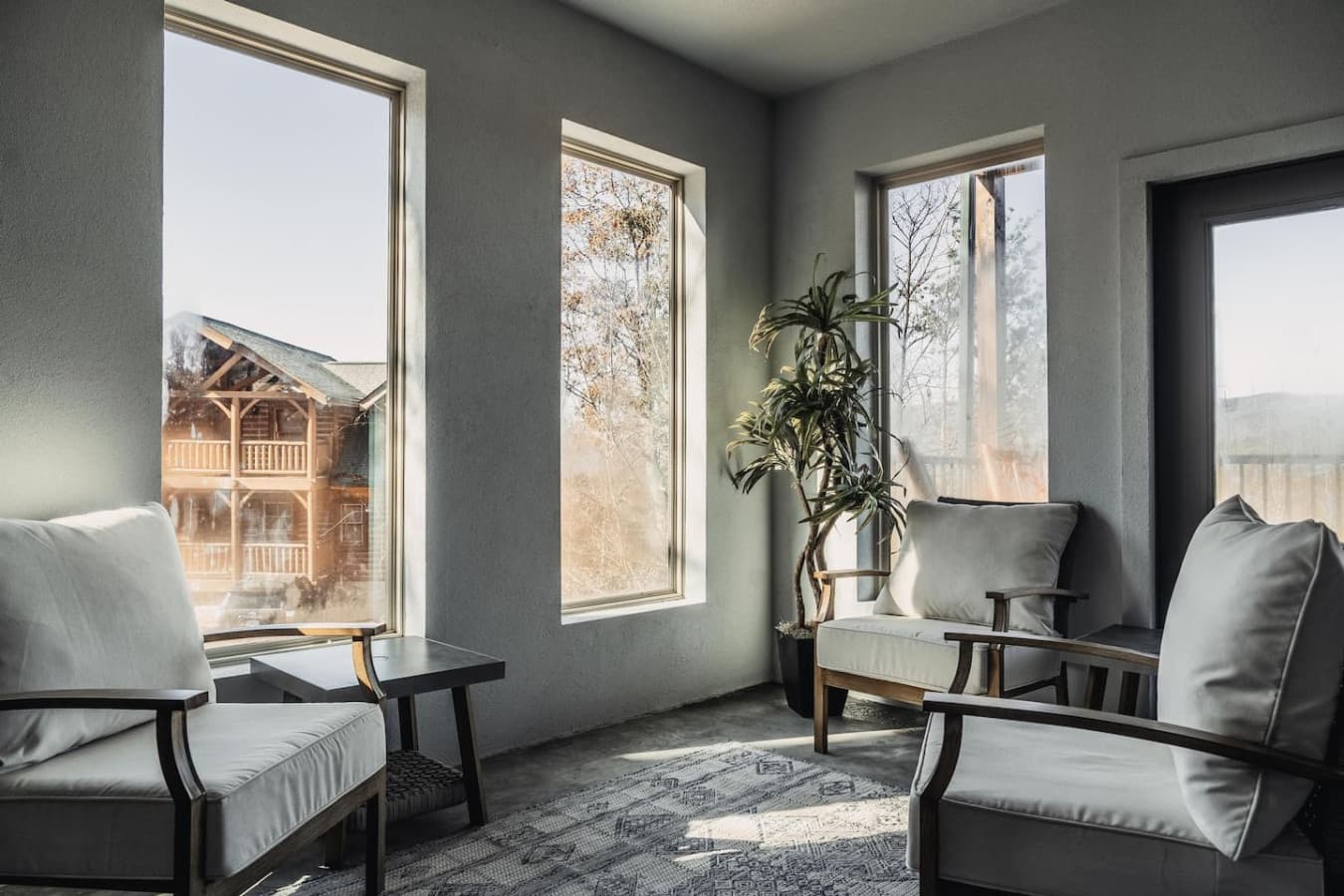 Sitting room to enjoy the scenic views