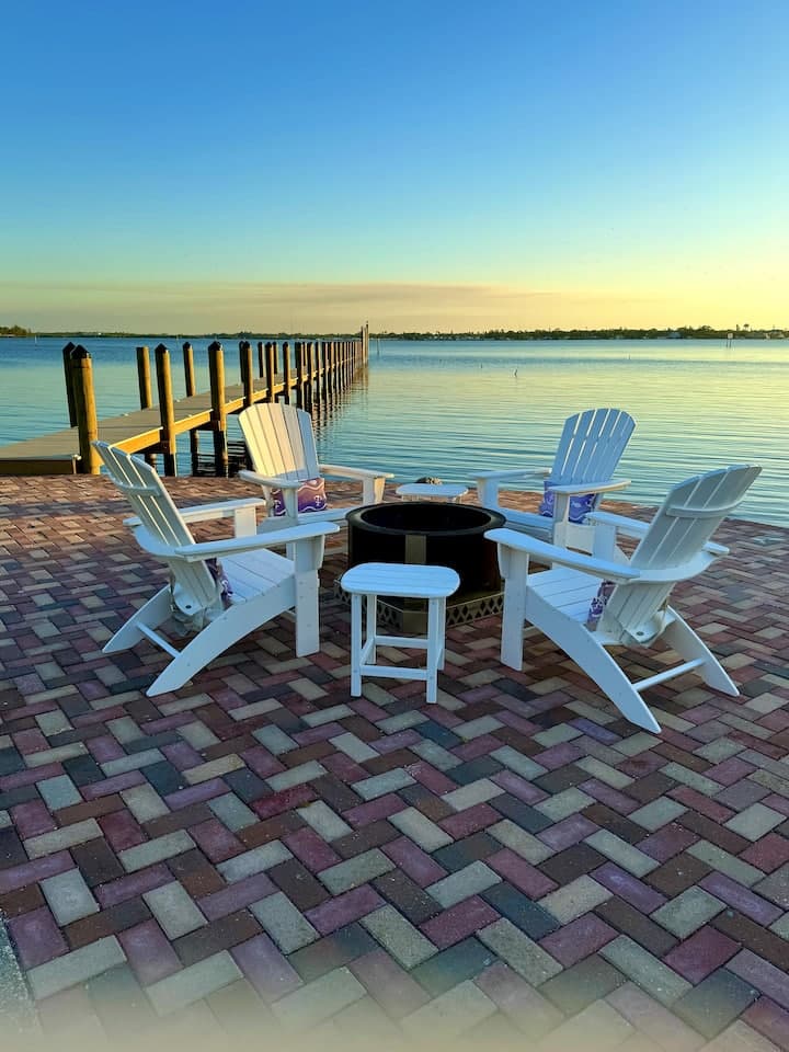 Have a fire and hang out on the point