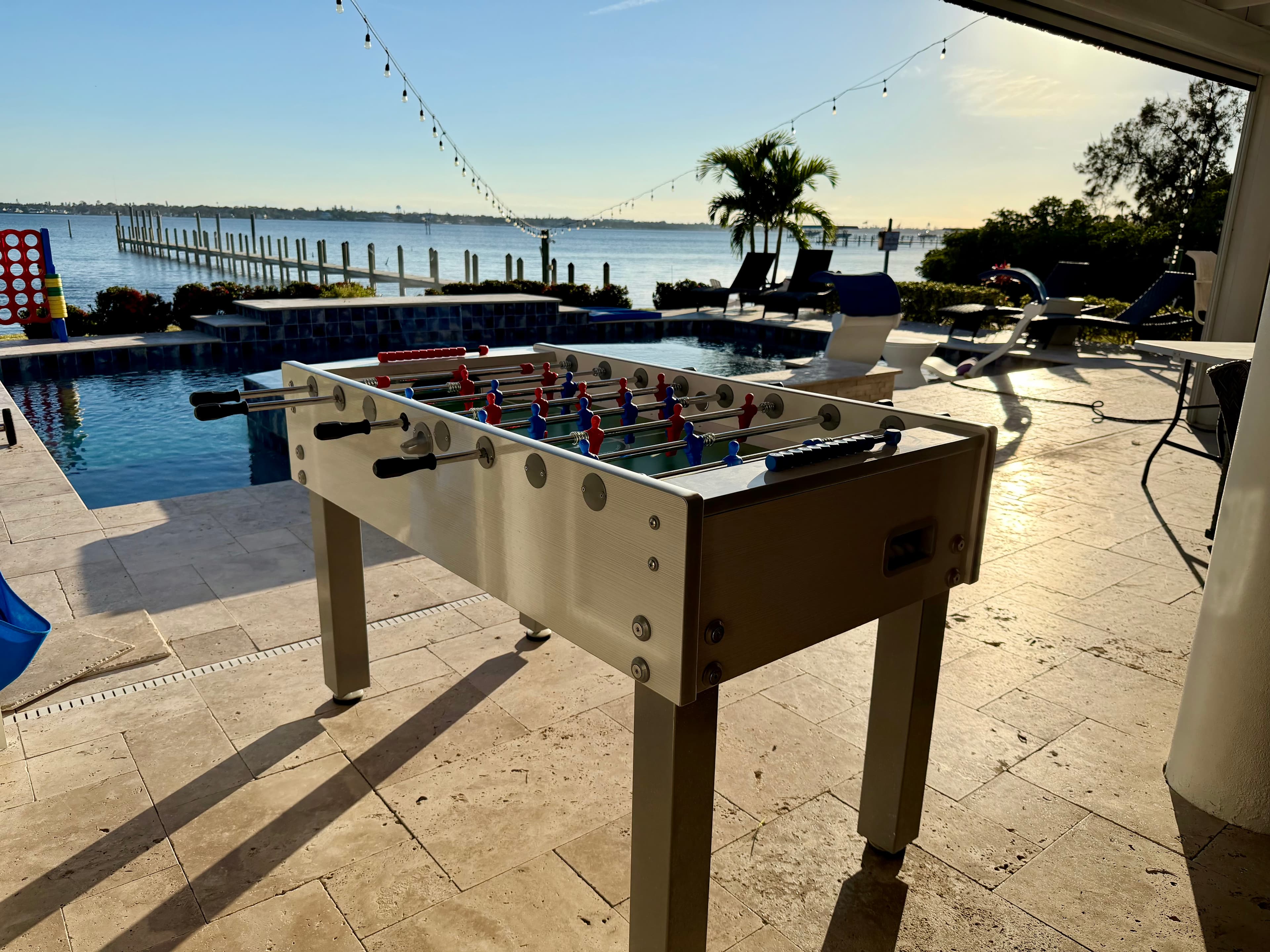 Foosball- Covered porch