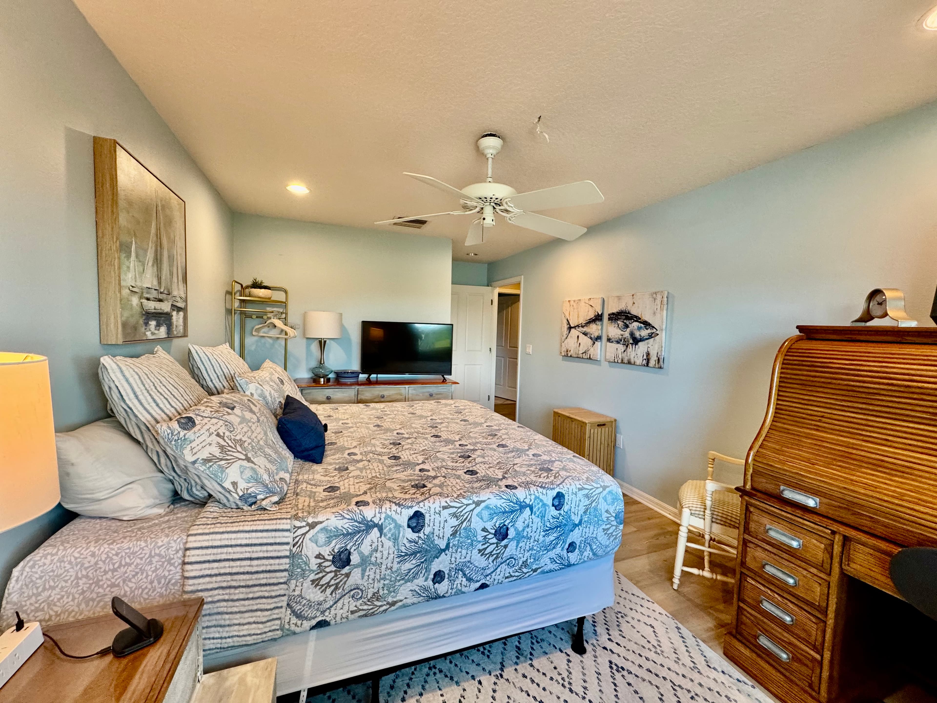 The Manatee Room with king bed