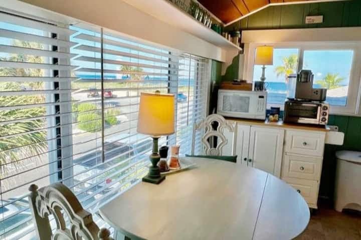 Kitchen view of the beach
