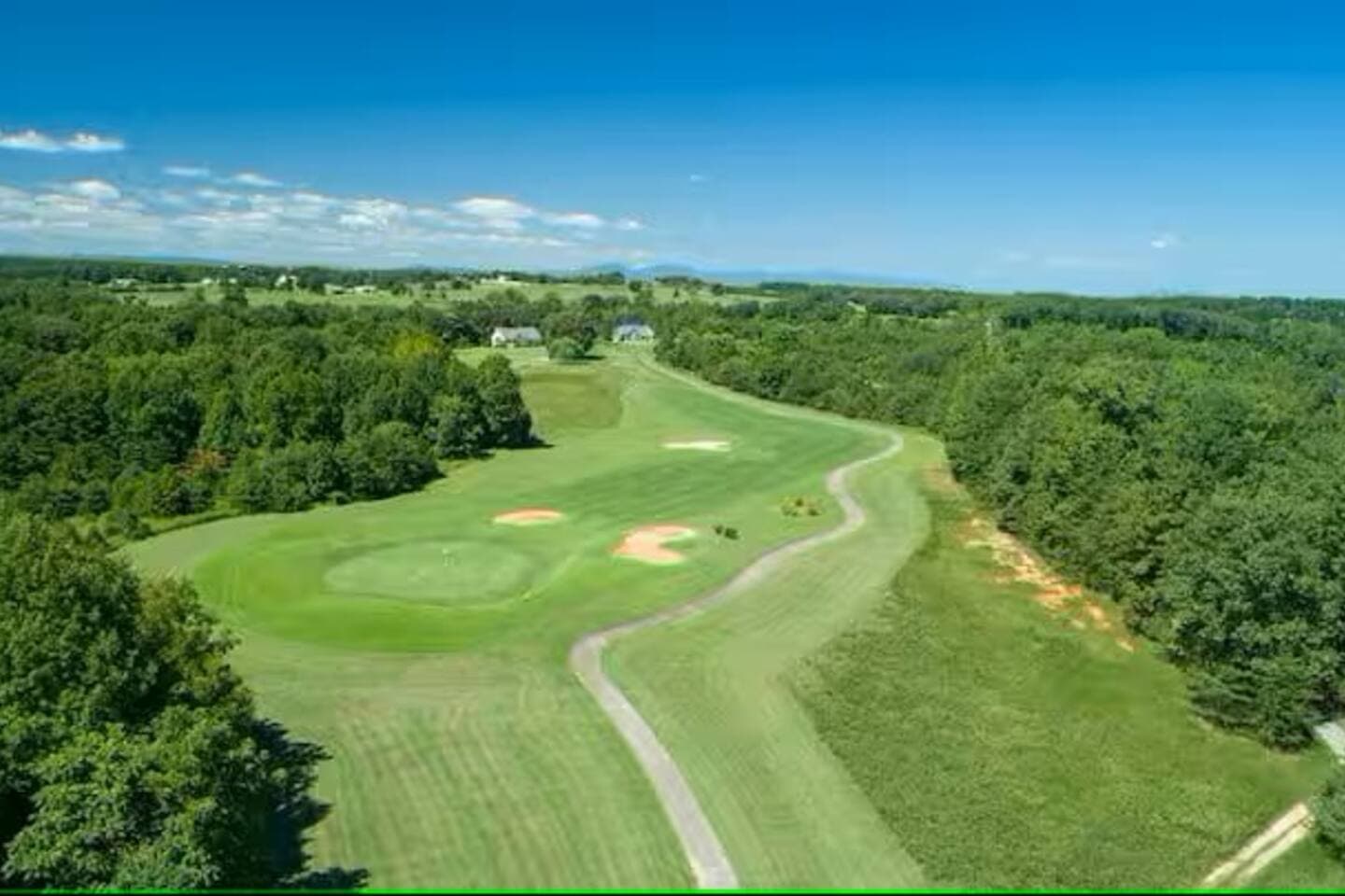 Enjoy stunning views and tee off just minutes from your stay at the community golf course, nestled in the rolling green hills. Guests receive an exclusive discount on rounds—perfect for a relaxing day on the fairway!

