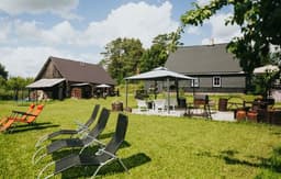 Landgut "Baltin Krogs" mit eigenem Garten