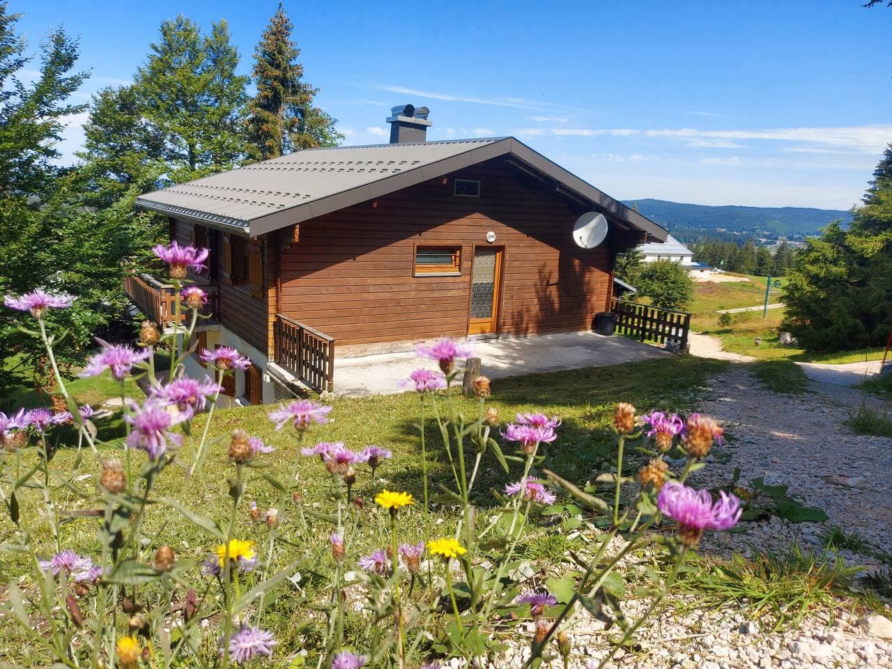 Le chalet en été