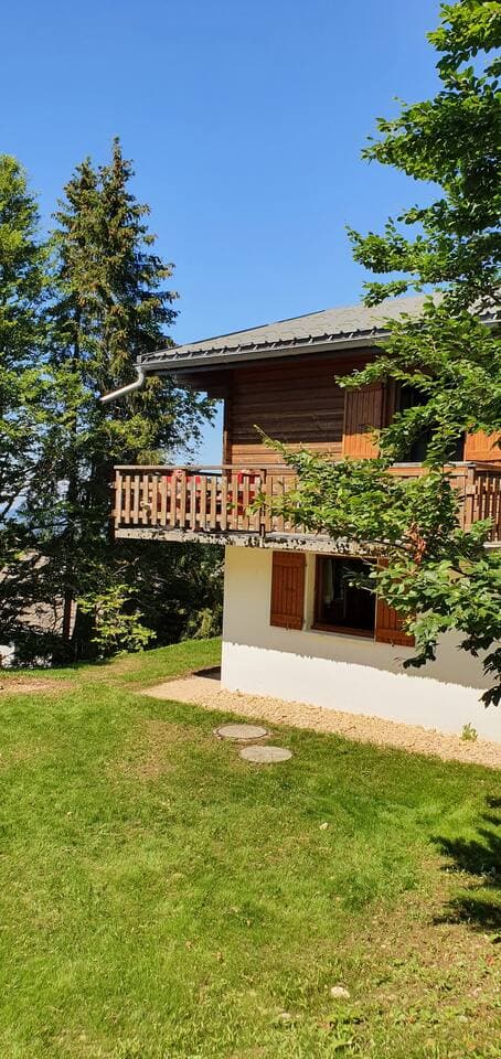 Le chalet en été