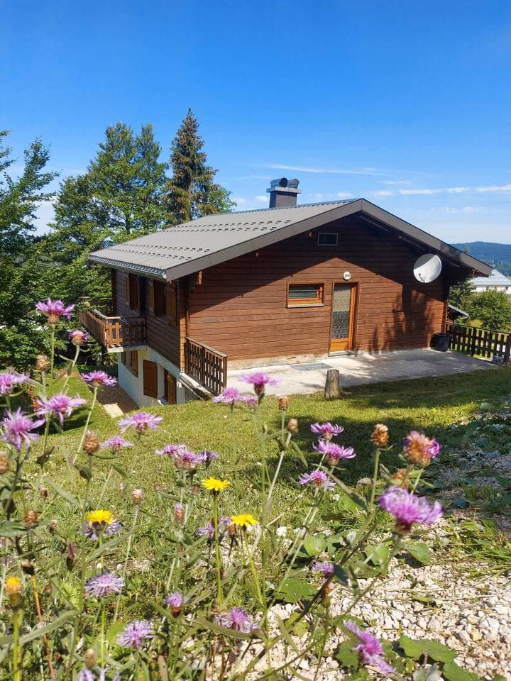 Le chalet en été