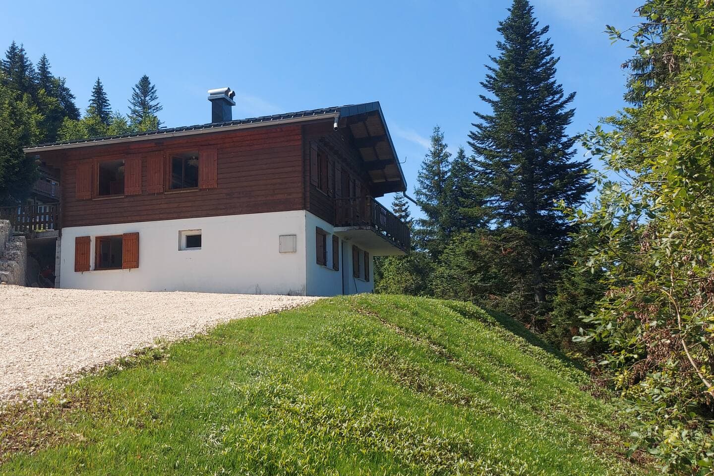 Le chalet en été