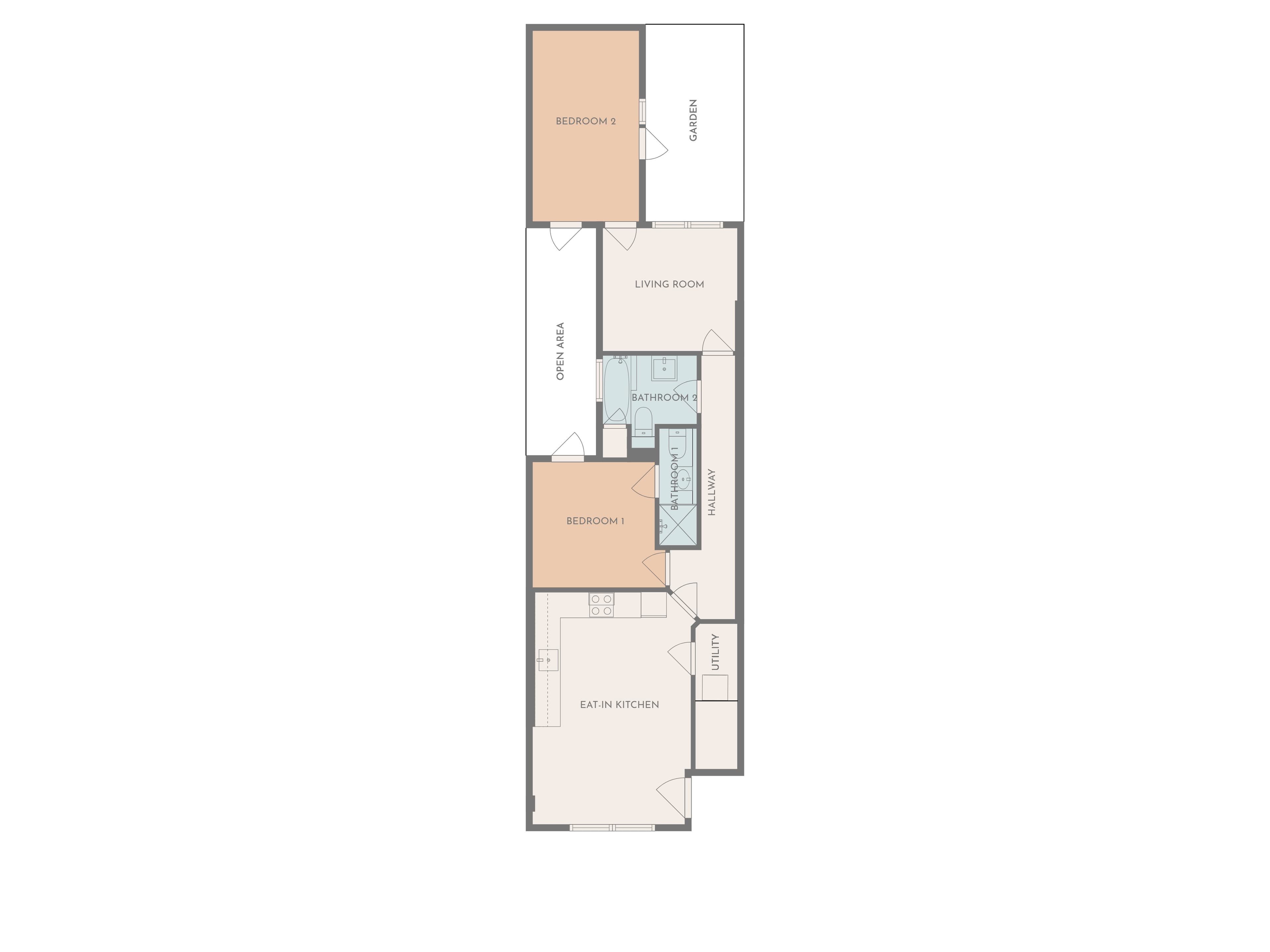 Floor Plan - Ground Floor Unit