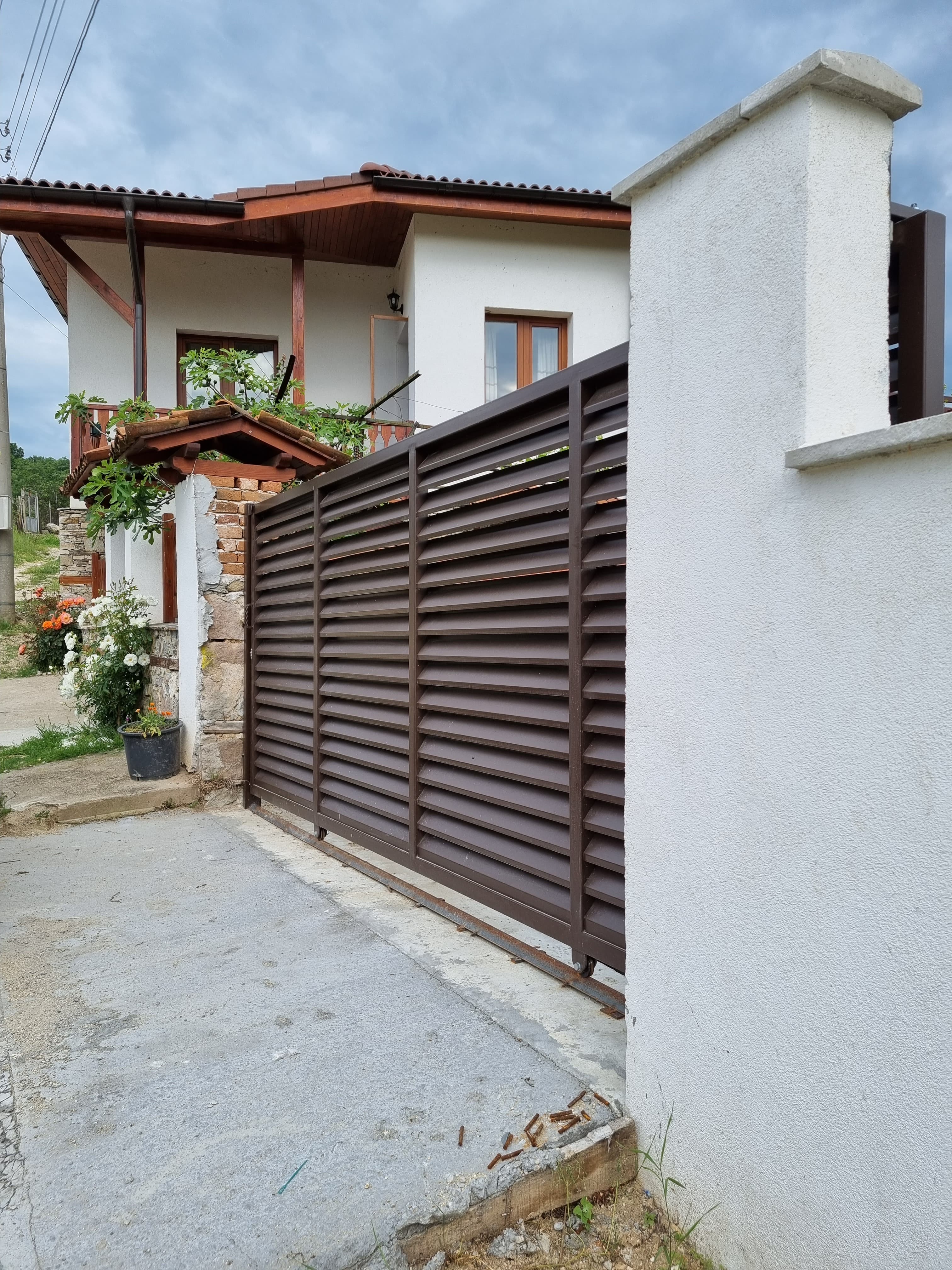 Outside gate