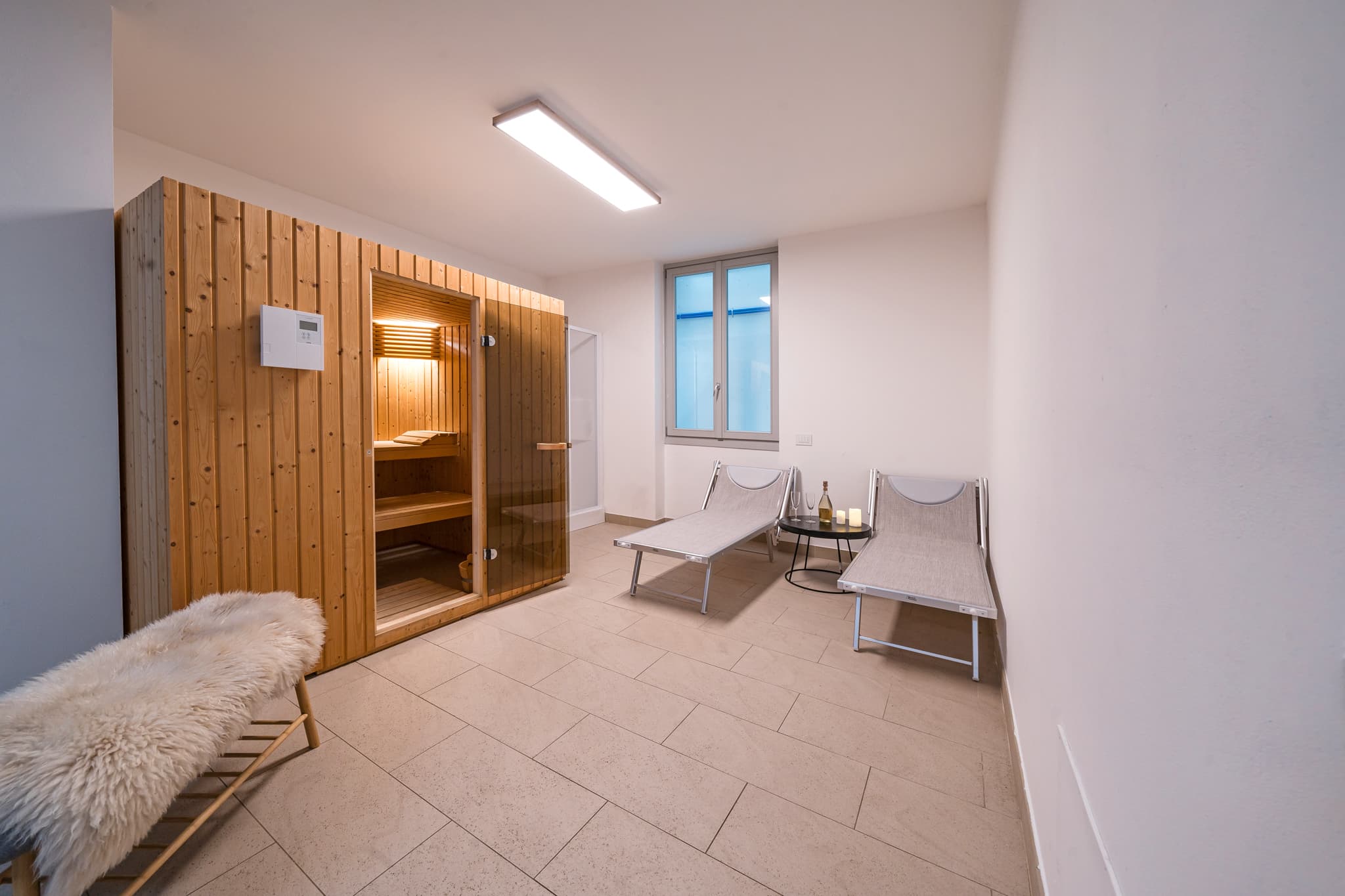 Sauna area, floor 0
