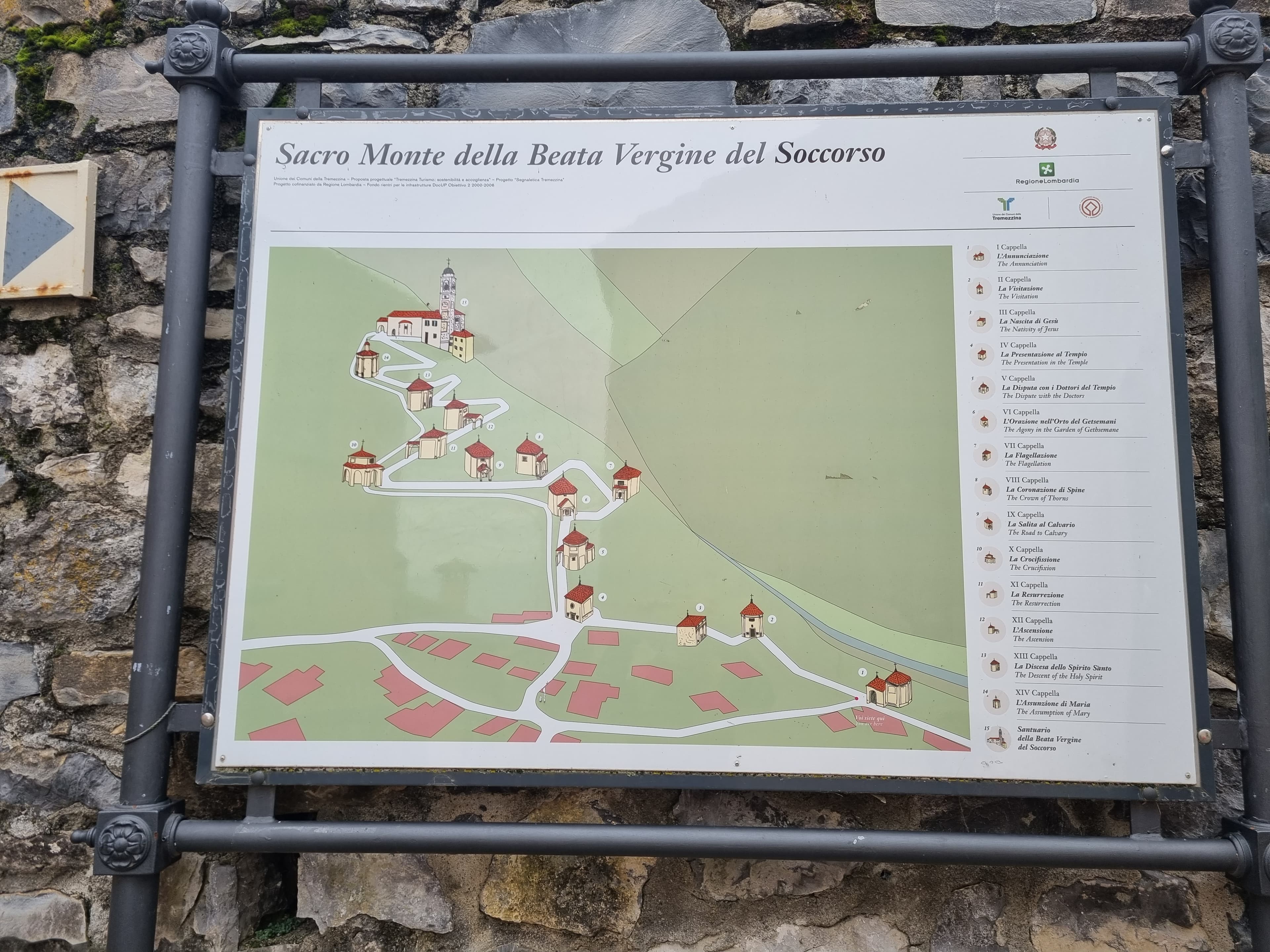 Unesco World Heritage site behind the house